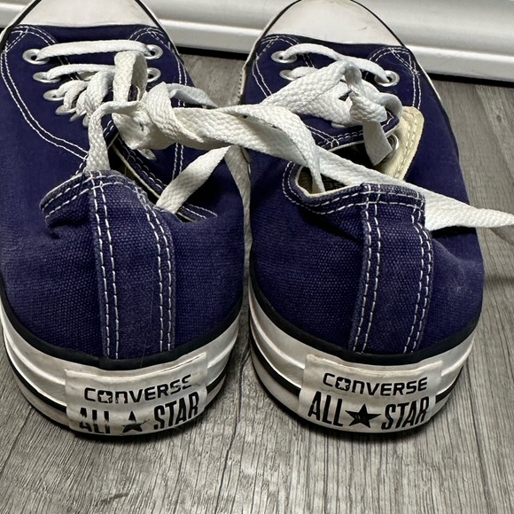 Converse All Star blue shoes, size 7 - Picture 3 of 5